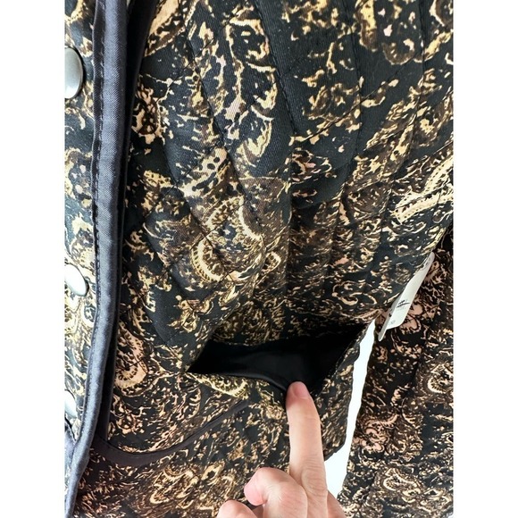 NWT Free People Zoey Jacket in Black Combo MEDIUM - Picture 6 of 11